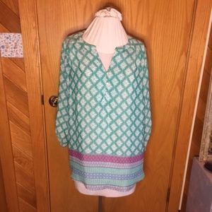 FADED GLORY Light teal top Size 2X